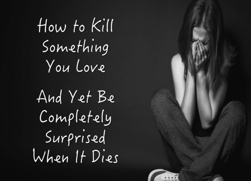 How to Kill Something You Love . . .