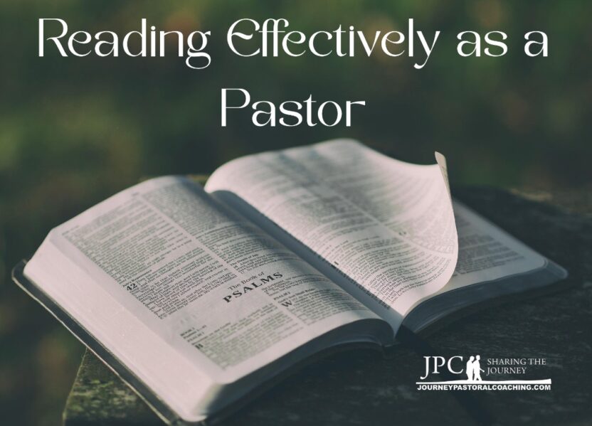Reading Effectively as a Pastor